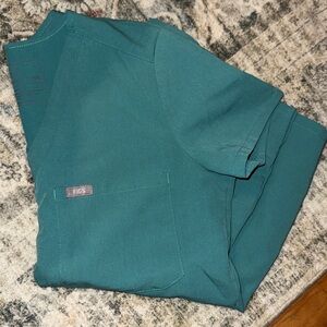 Figs once pocket scrub top XXS